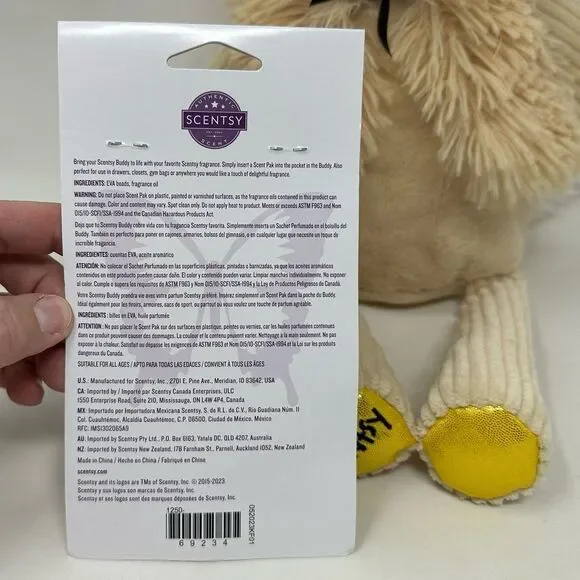 Scentsy Buddy Frilly the Fox Plush Stuffed Animal with New Scent Polar Bear Hug - Picture 4 of 12